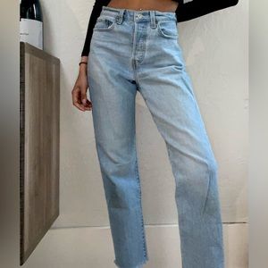 Levi’s Wedgie Straight Jeans Light Wash 26